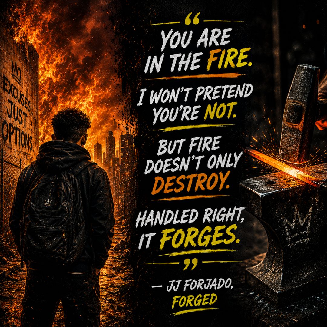 FORGED — You are in the fire. Handled right, it forges.